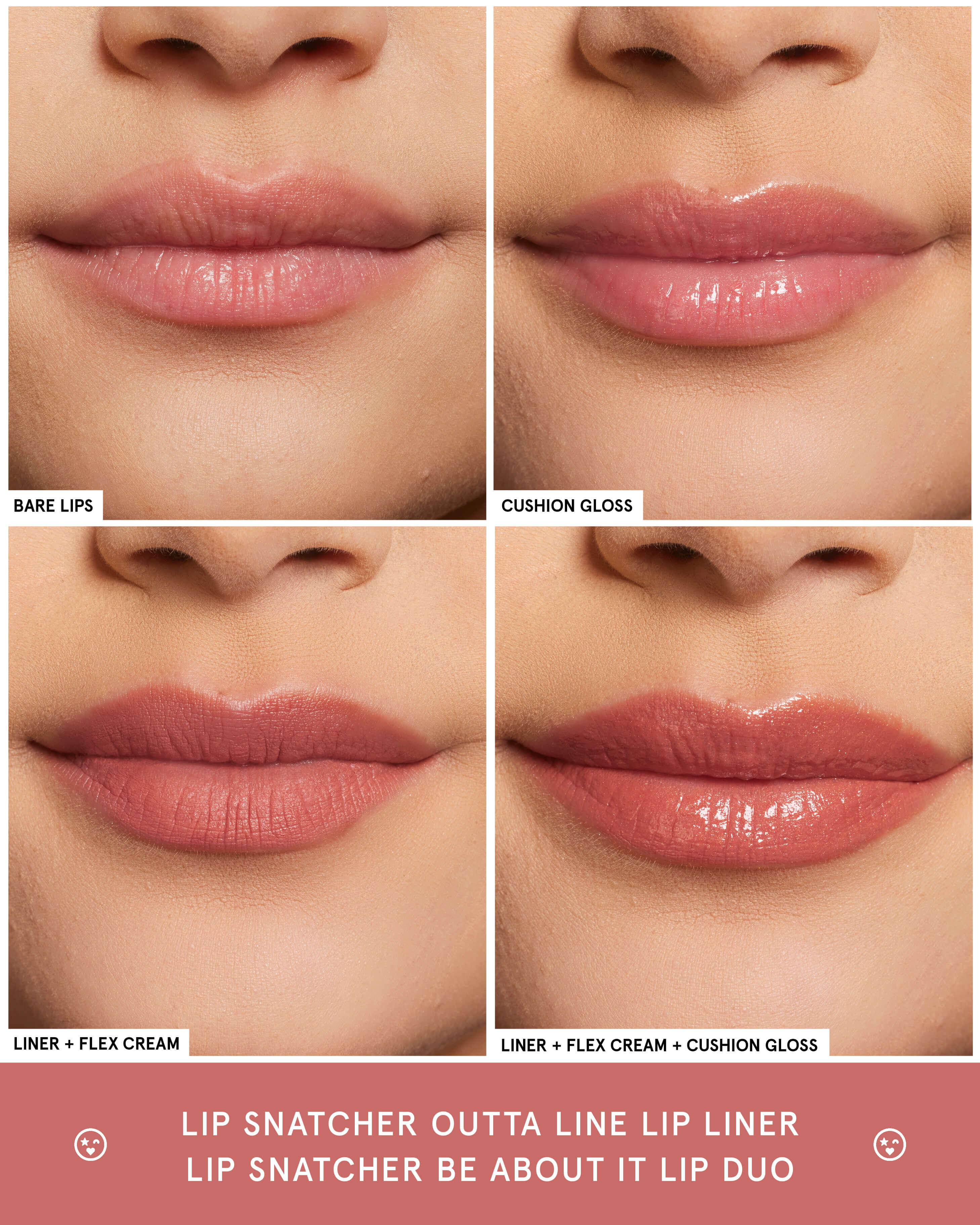 LIP SNATCHER Velvet Flex Cream & Cushion Gloss Lip Duo - Image 11