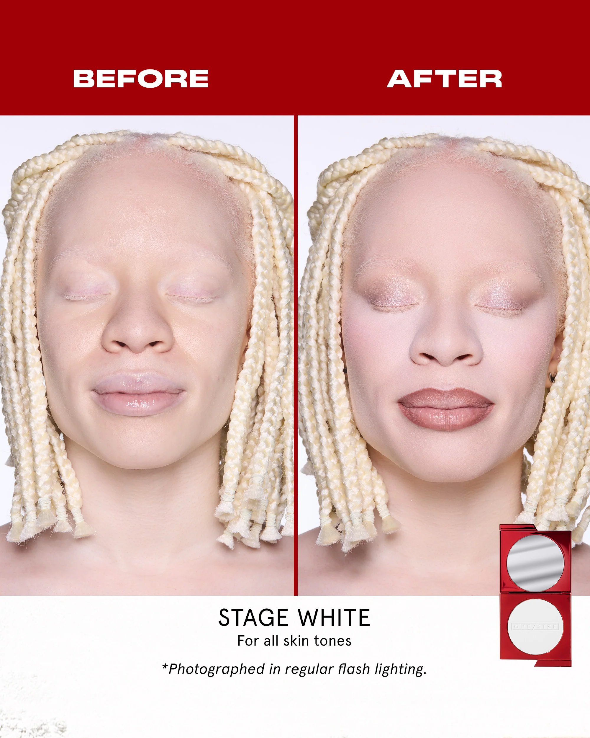 Turn Up The Base Versatile Powder Foundation - Stage White - Image 3