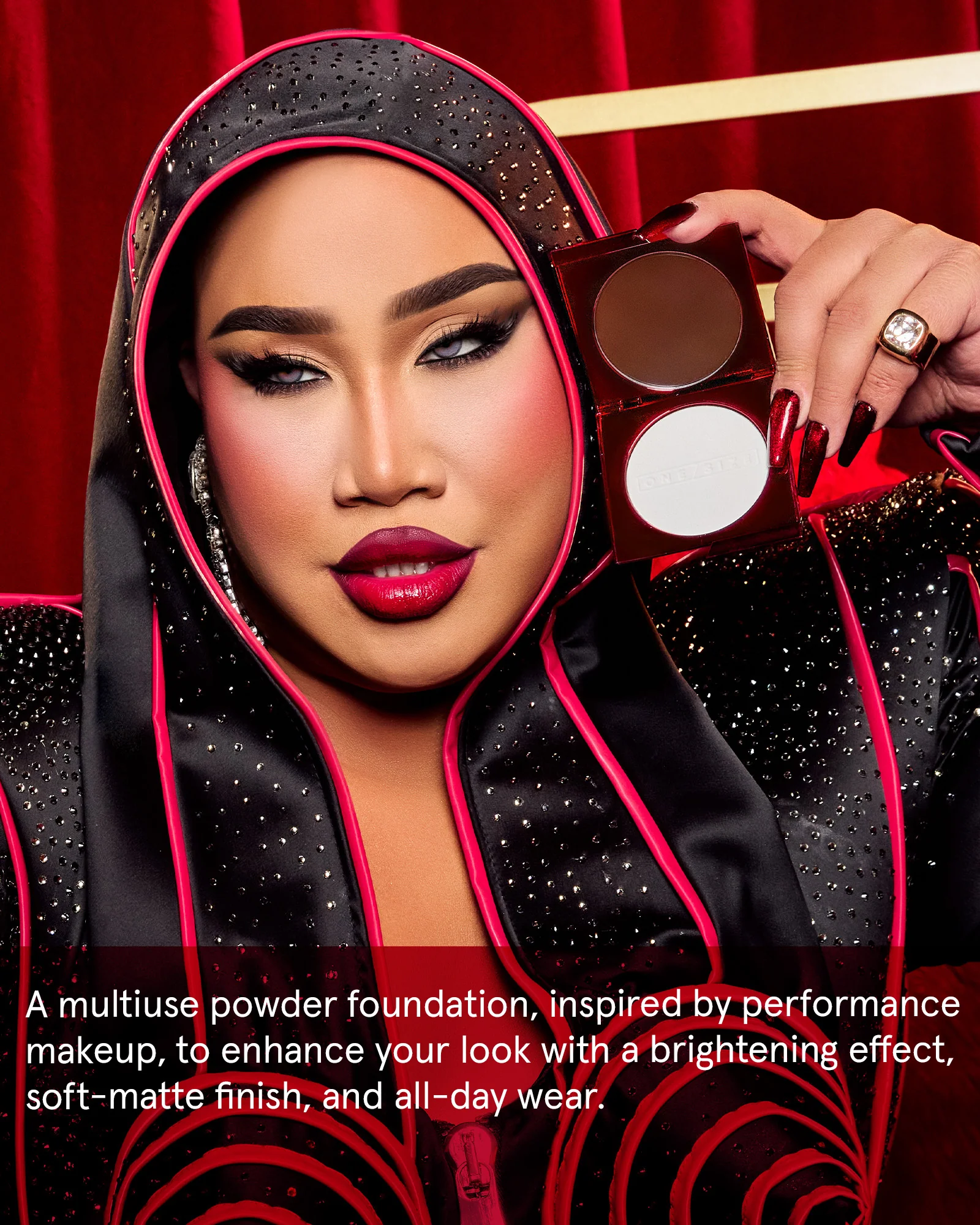 Turn Up The Base Versatile Powder Foundation - Stage White - Image 8
